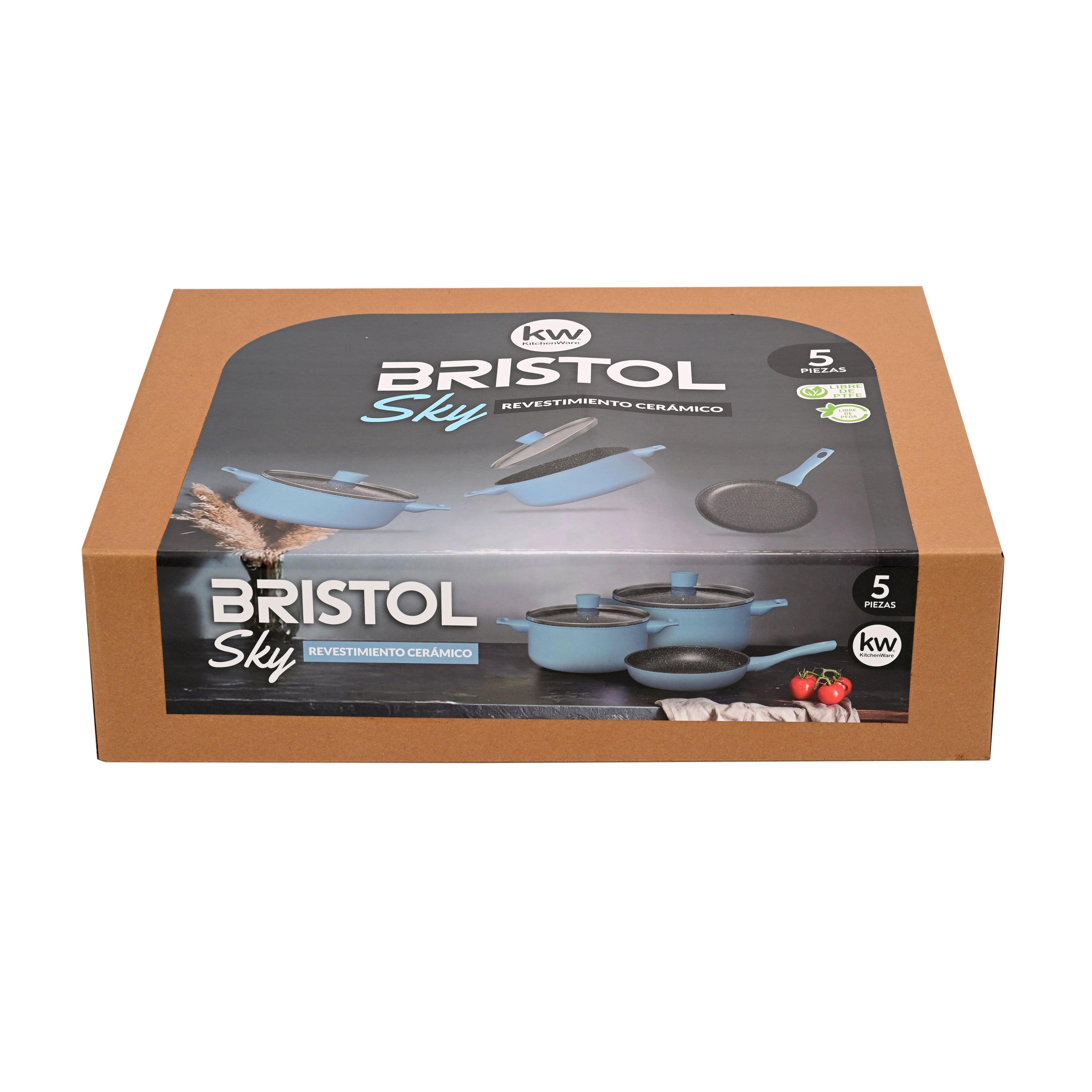 BATERIA 5 PIEZAS ALUMINIO FORJADO BRISTOL SKY-6