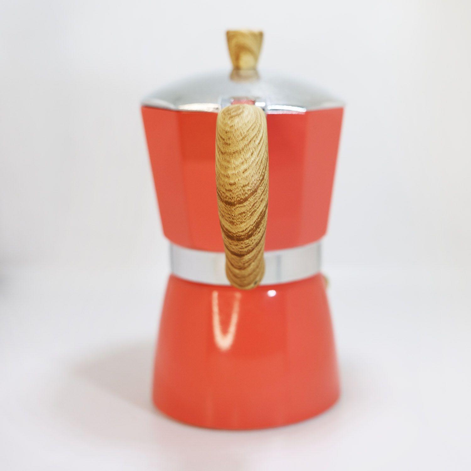 CAFETERA ITALIA ALUMUNIO 6 TAZAS 300ML SALMON-3