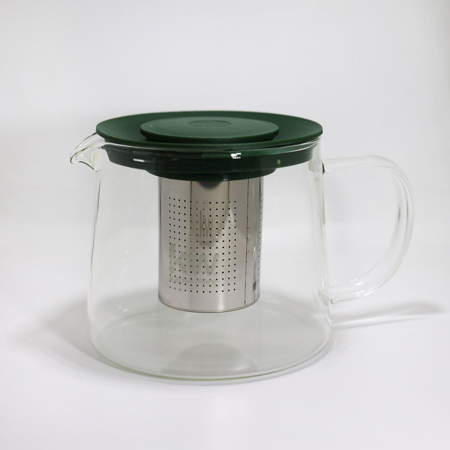 TETERA VIDRIO BOROSILICATO CON INFUSOR 1 LT VERDE-3