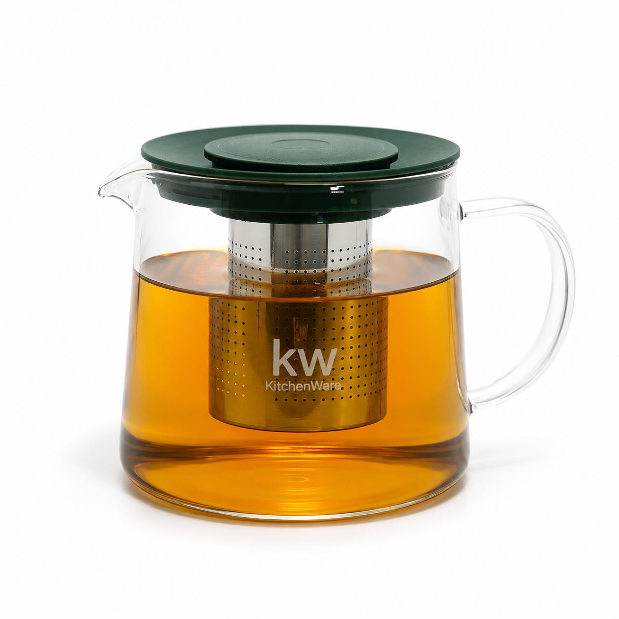 TETERA VIDRIO BOROSILICATO CON INFUSOR 1 LT VERDE-0