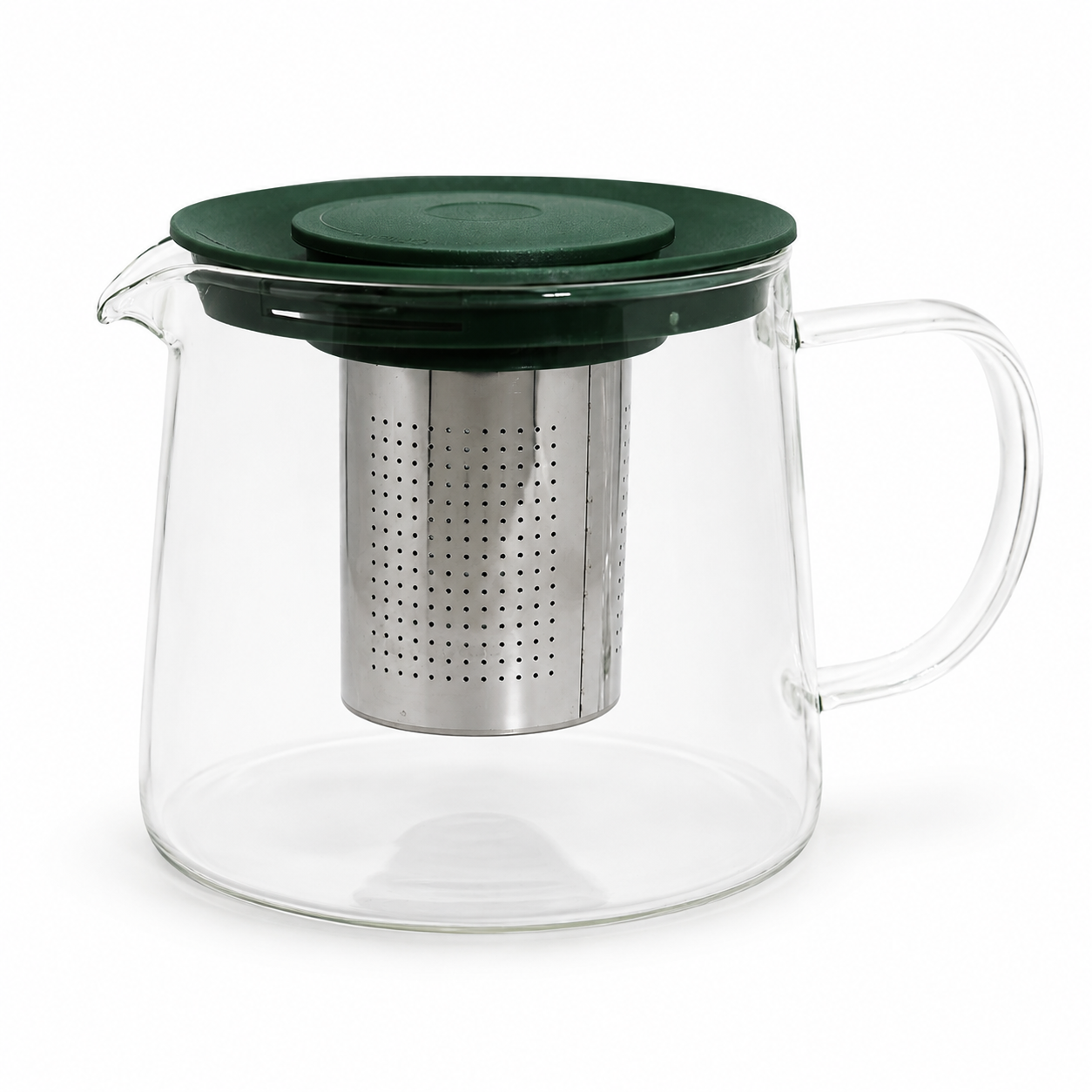 TETERA VIDRIO BOROSILICATO CON INFUSOR 1 LT VERDE-2