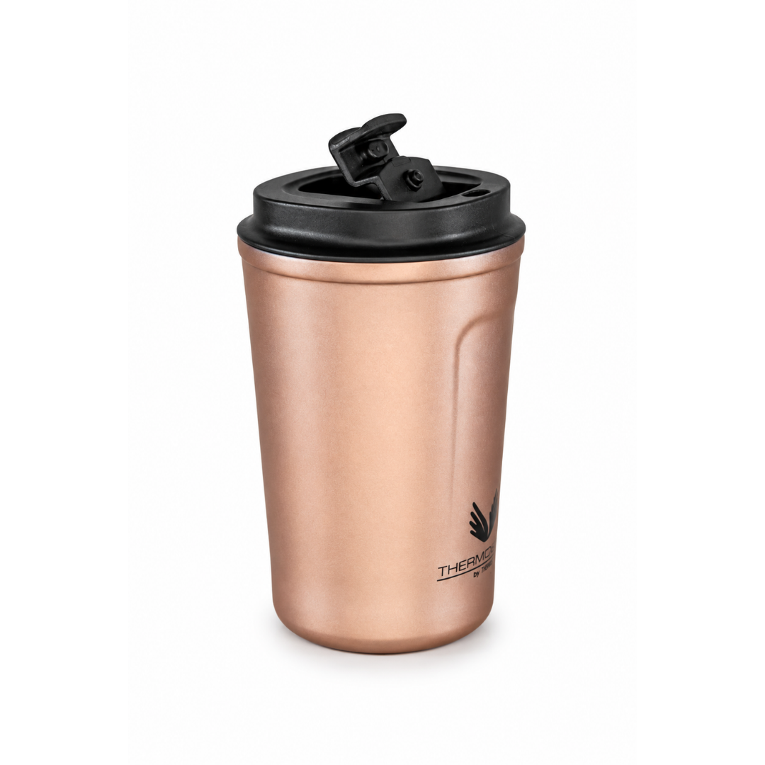 VASO TÉRMICO ACERO INOXIDABLE FLIP LID 350 ML ROSE-2