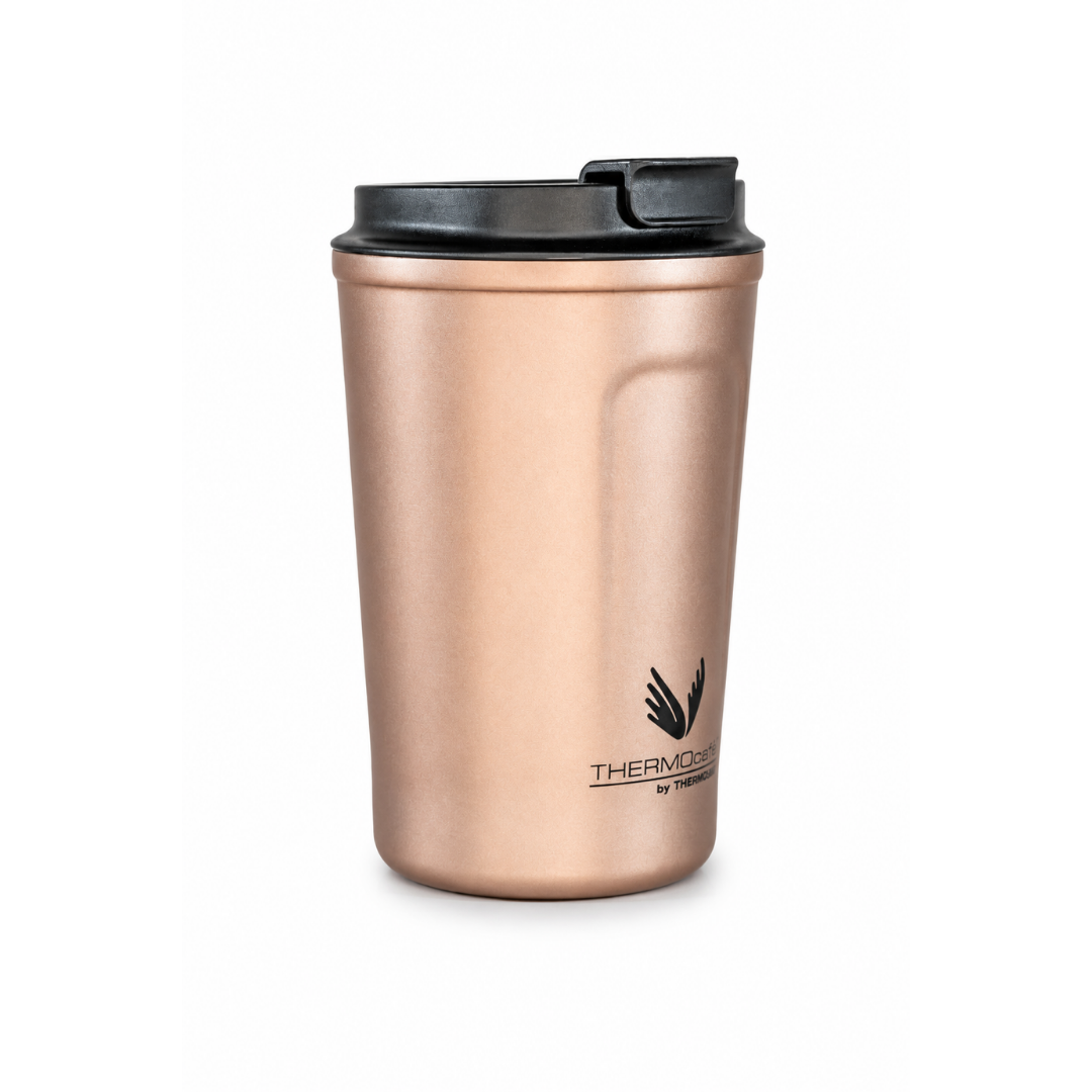 VASO TÉRMICO ACERO INOXIDABLE FLIP LID 350 ML ROSE-5