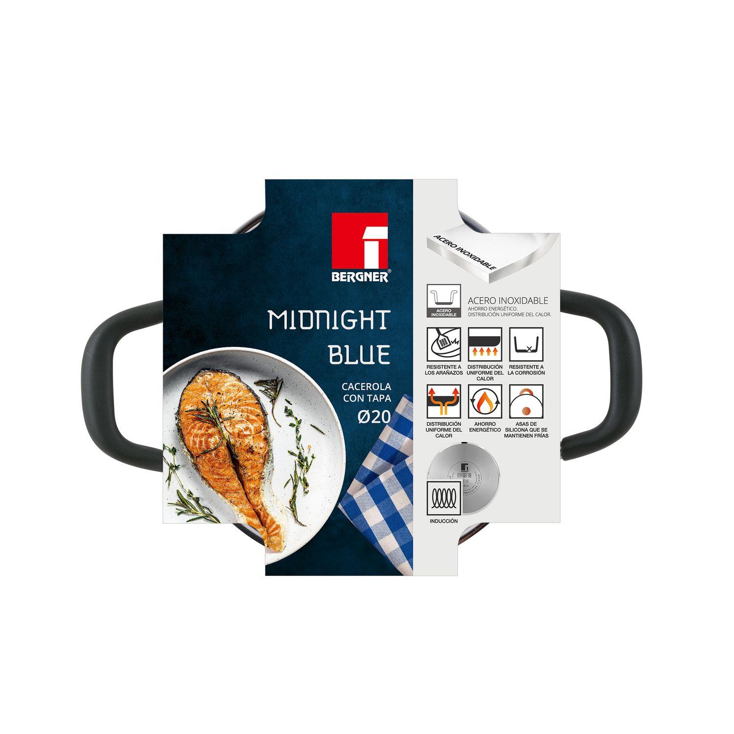 OLLA C/TAPA AC INOX MIDNIGHT BLUE 20 CM-2
