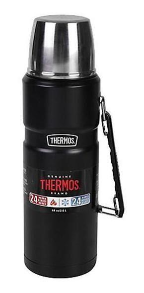 TERMO LIQUIDO KING ACERO INOX 2 LITROS NEGRO - THERMOS-7