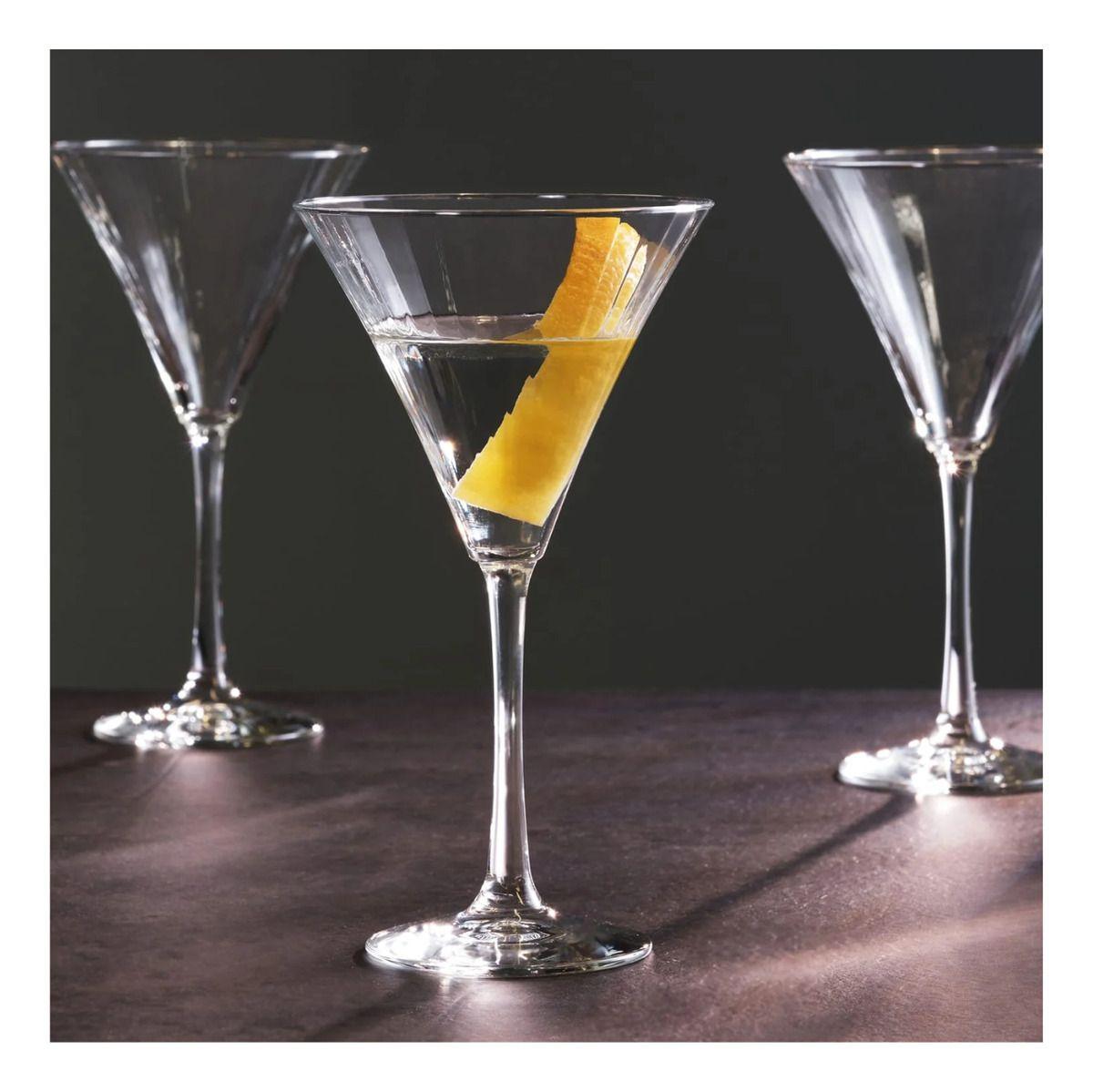 SET 4 COPAS MARTINI PANELLO 280 ML-LIBBEY COLOR AGUA-3