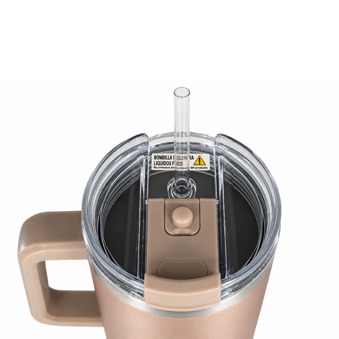 VASO TERMICO QUENCHER ACERO INOXIDABLE 1,2 LT ROSE-7