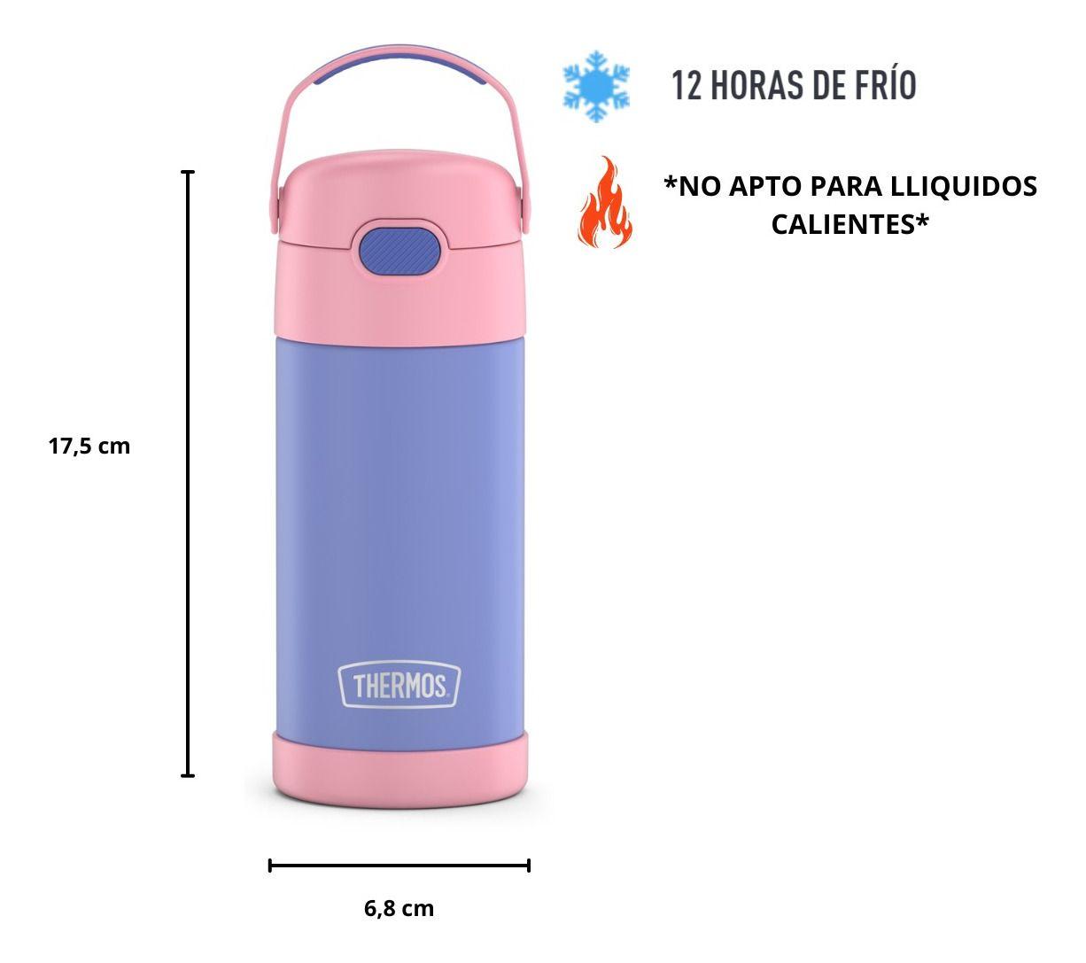 BOTELLA THERMOS ACERO INOXIDABLE FUN PINK 355 ML-1