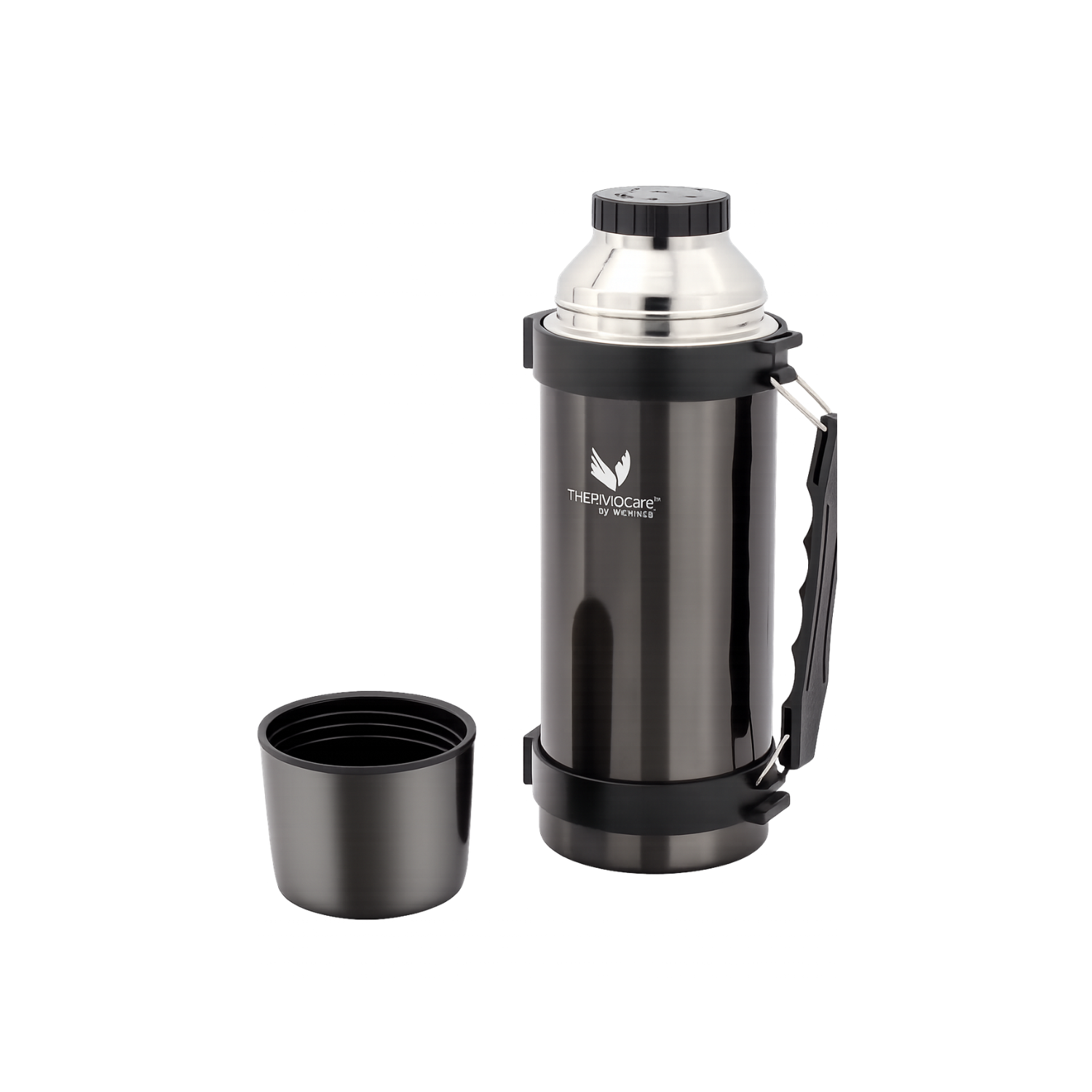 TERMO LIQUIDO 1LT ACERO INOXIDABLE GRIS-4