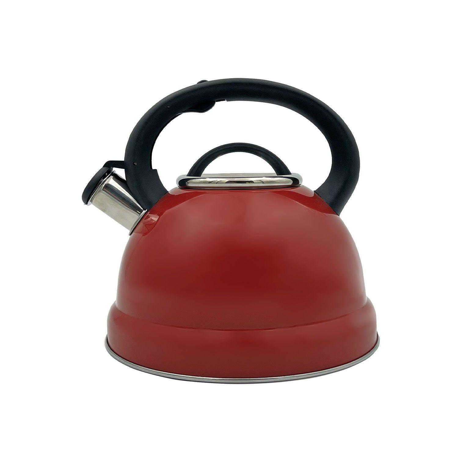 TETERA DE ACERO INOXIDABLE VIENA ROJA 3LT-0