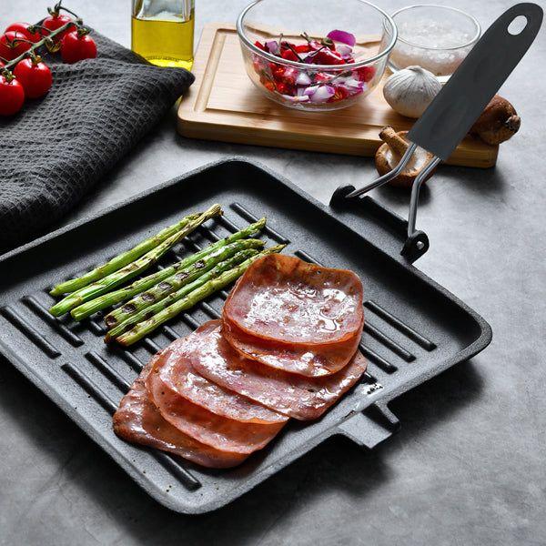 ASADOR CUADRADO 26CM HIERRO FUNDIDO BBQ-2