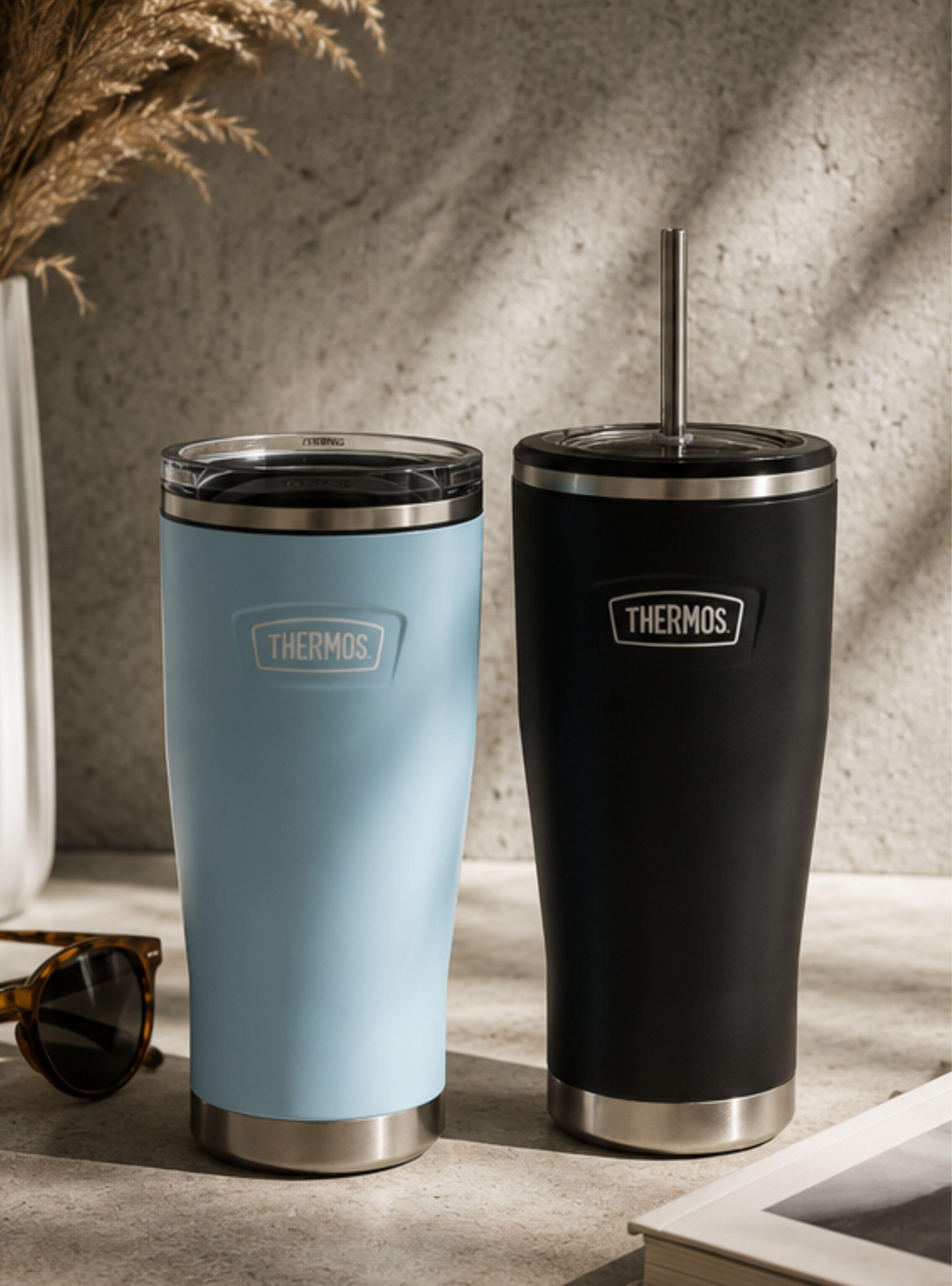 SET VASO GLACIER Y MUG GRAFITO ICON ACERO INOX 710ML-3