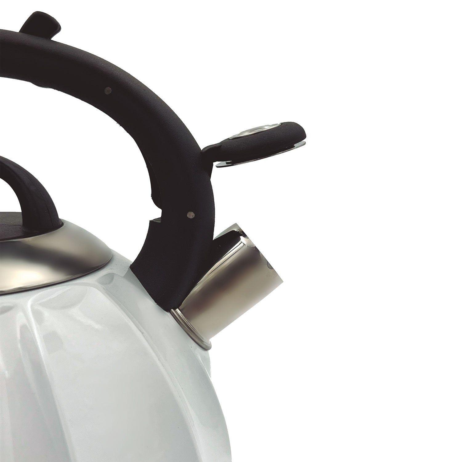 TETERA DE ACERO INOXIDABLE BARI BLANCA 3LT-2