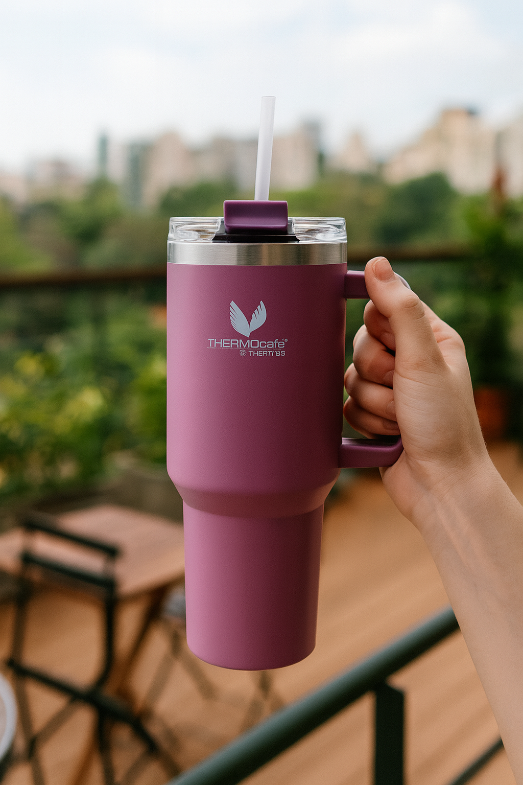 VASO TERMICO ACERO INOXIDABLE 1,2 LT VIOLET-2