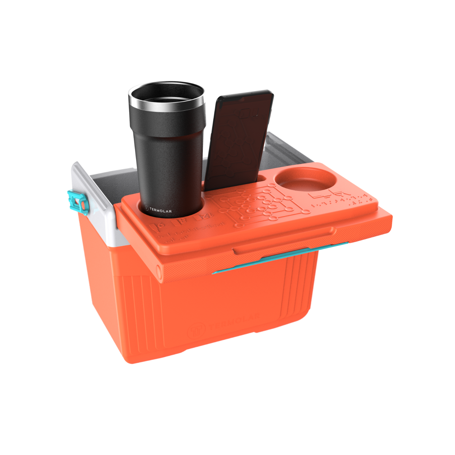 COOLER TERMOLAR 8 LITROS NARANJA-2