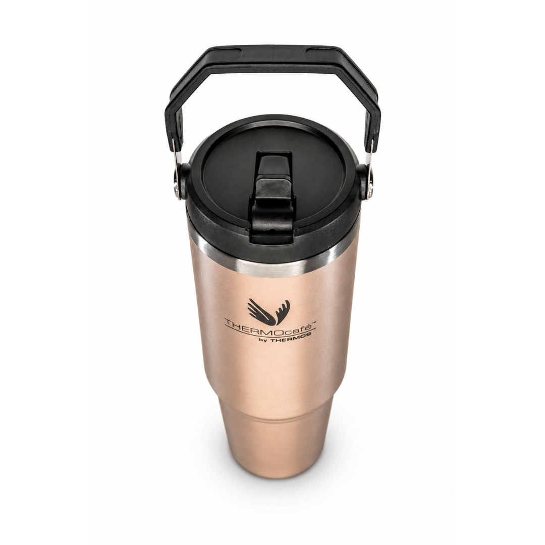 MUG TERMICO ACERO INOXIDABLE FLIP LID 880 ML ROSE-7