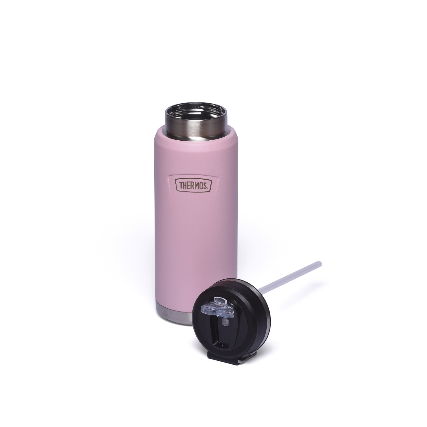 BOTELLA DE AGUA ACERO INOXIDABLE ICON 1.2LT PINK-1