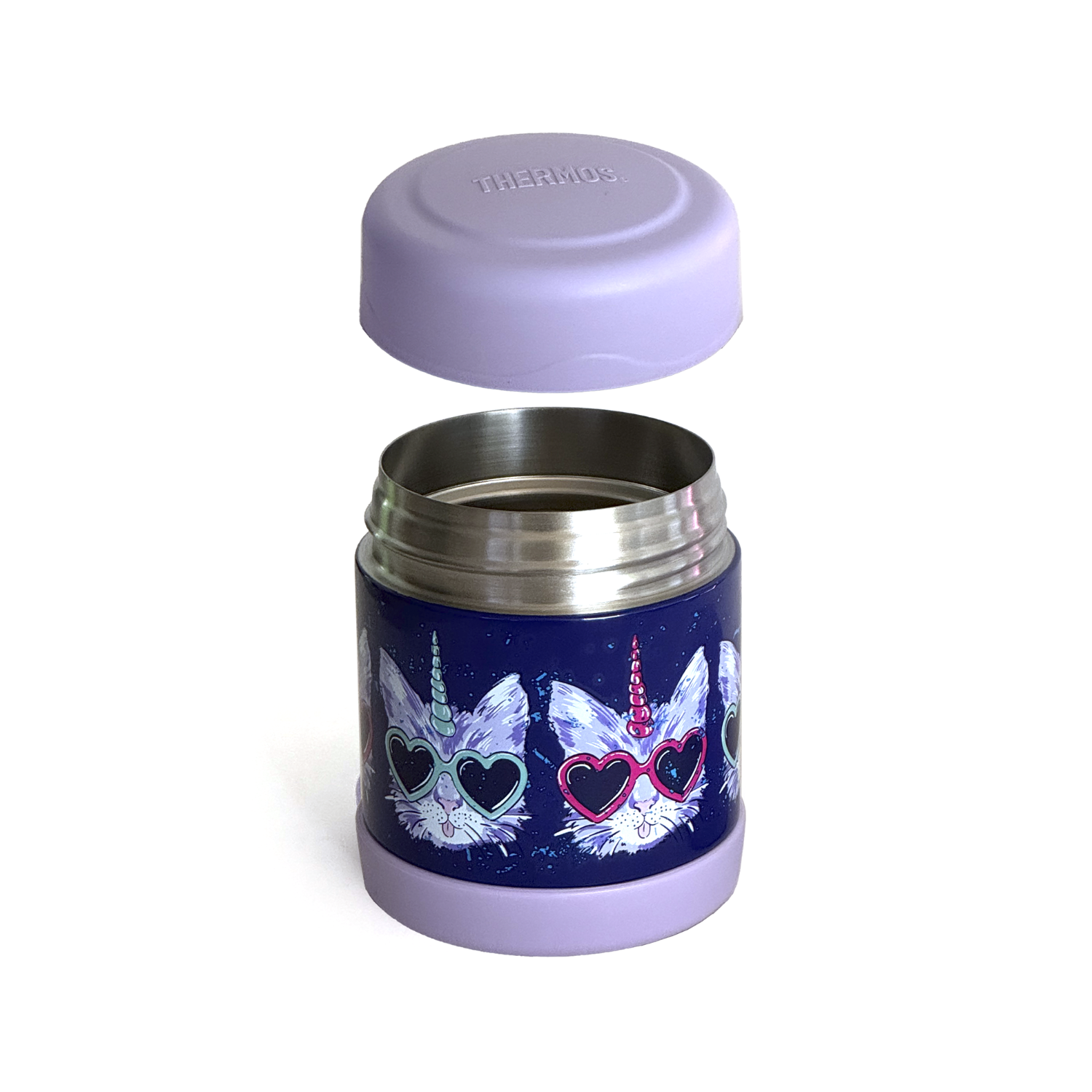 TERMO COMIDA ACERO INOXIDABLE COOL CATICORN 290ML-3