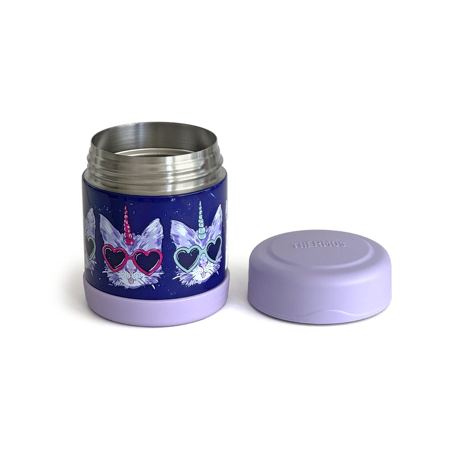 TERMO COMIDA ACERO INOXIDABLE COOL CATICORN 290ML-4