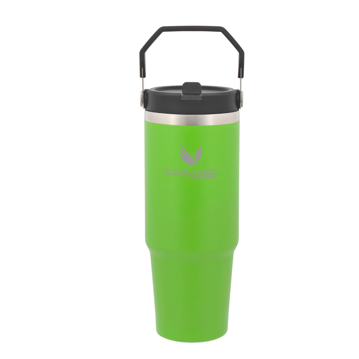 BOTELLA TRAVEL MUG FLIPLID ACERO INOXIDABLE VERDE 880ML-0