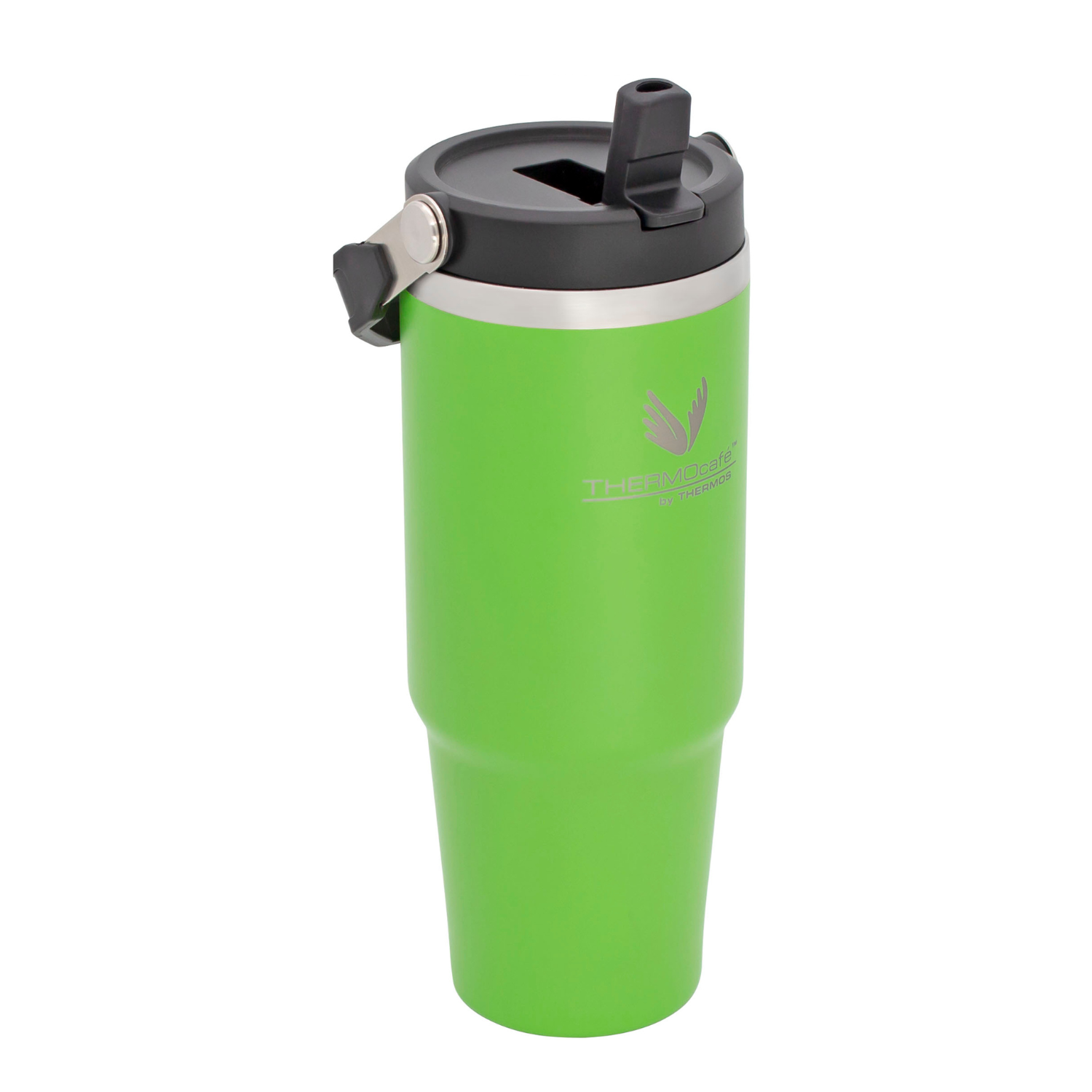 BOTELLA TRAVEL MUG FLIPLID ACERO INOXIDABLE VERDE 880ML-1
