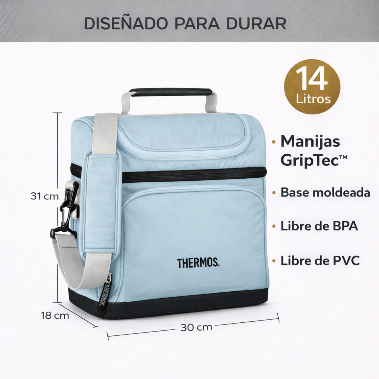 BOLSO LONCHERA TERMICA ICON GLACIER 14LT-1