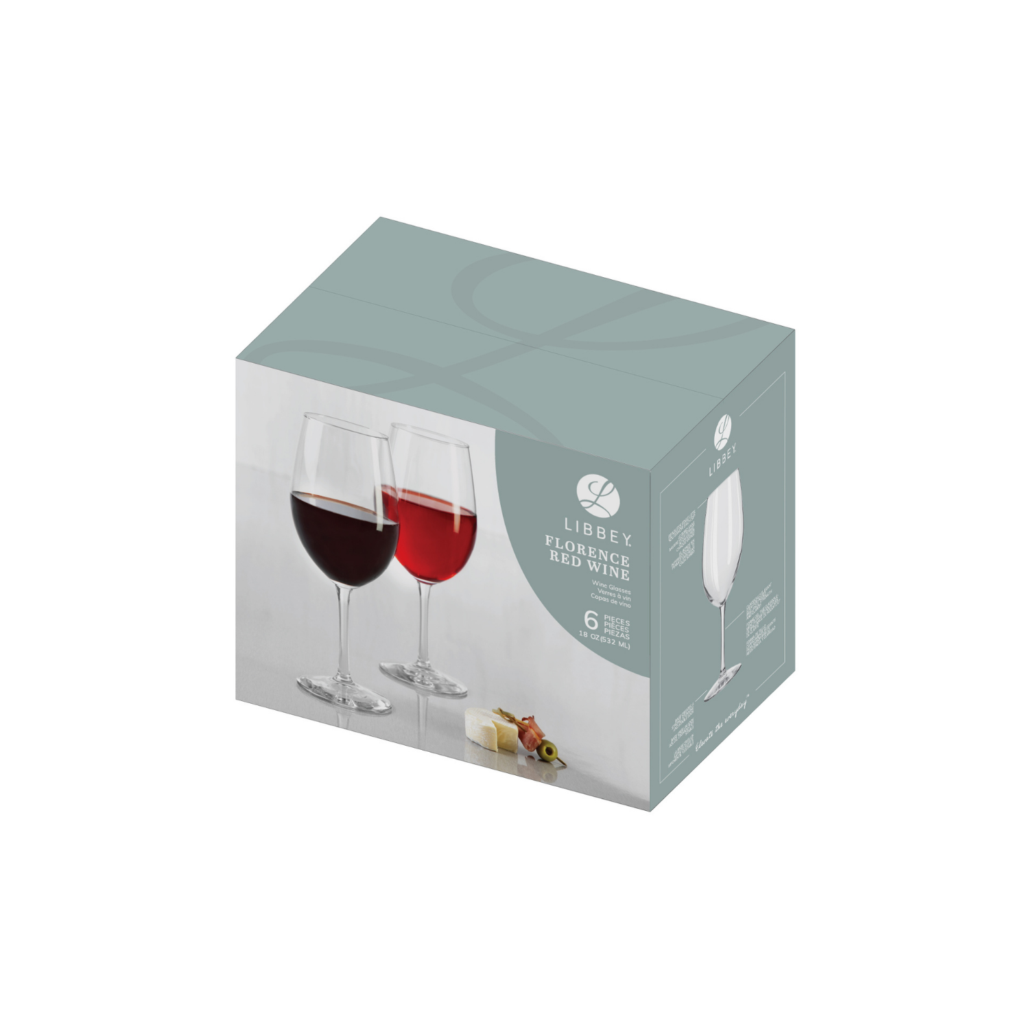 SET 6 COPAS VINO TINTO FLORENCE 532ML-2