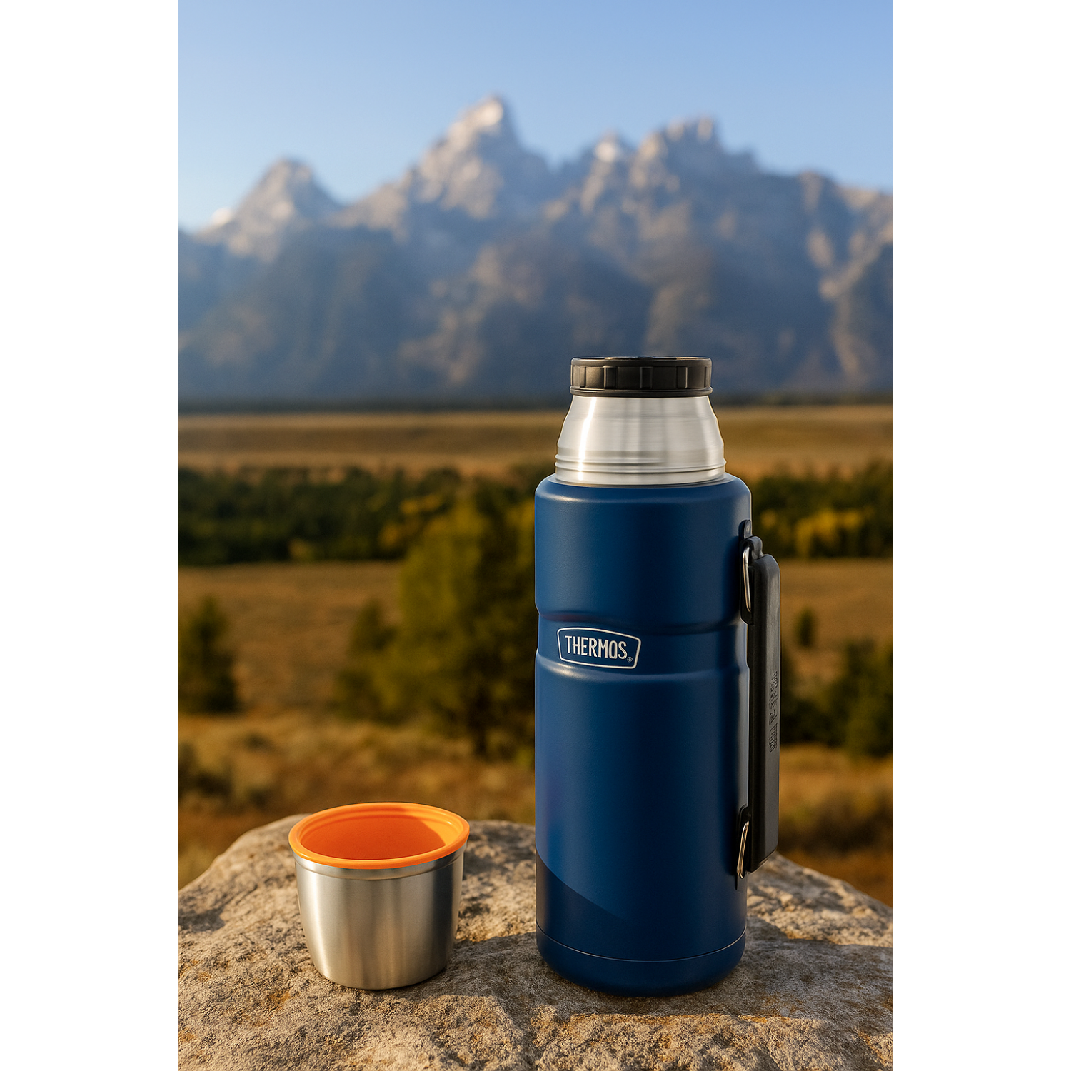 TERMO LIQUIDO ACERO INOX KING 2L MATT NAVY-2