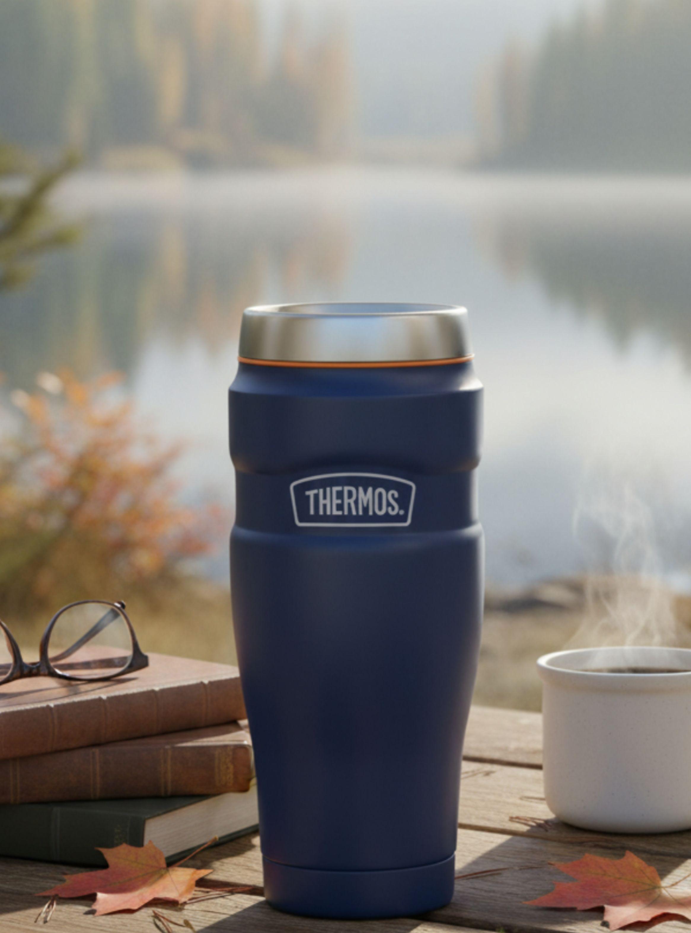 TERMO MUG ACERO INOX KING 470ML MATT NAVY-2
