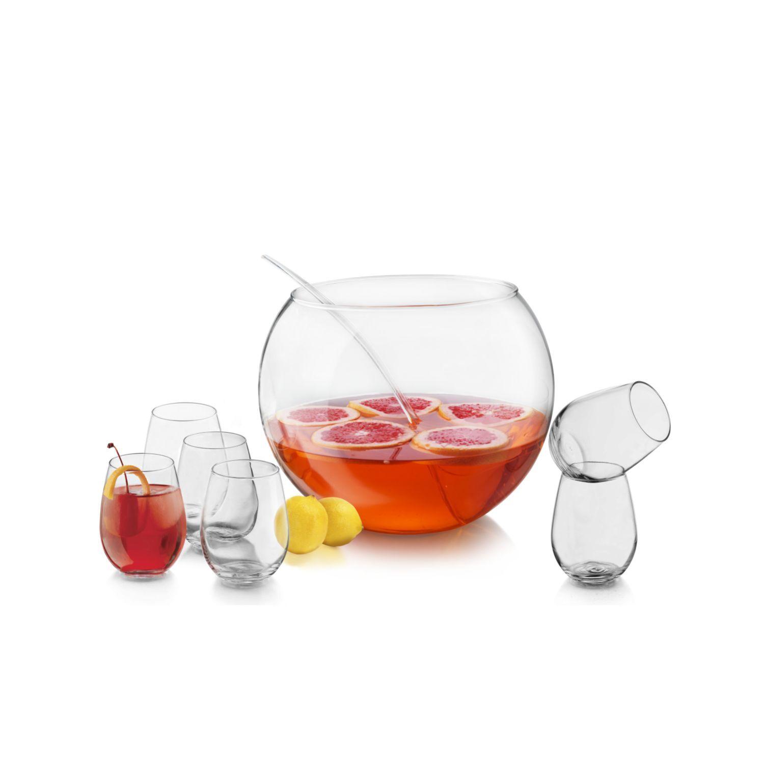 SET PONCHERA 8 PIEZAS VIDRIO 12,8 LITROS-4