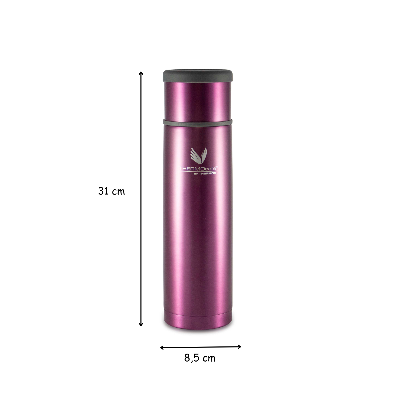 TERMO LÍQUIDO ACERO INOXIDABLE PURPURA 1 LT-1