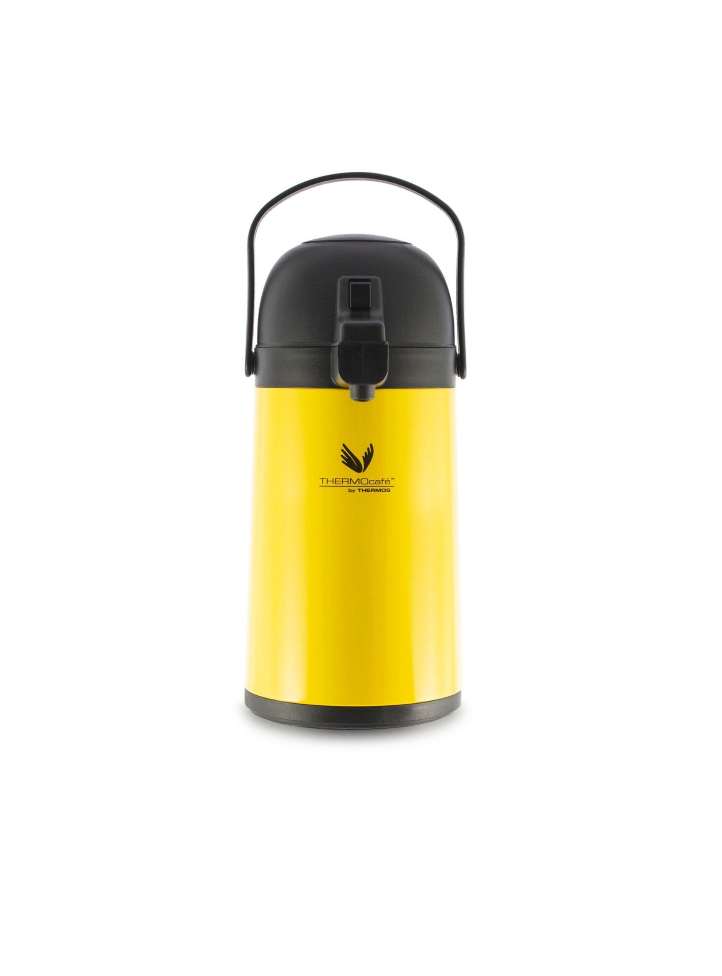 TERMO SIFÓN ACERO INOXIDABLE DE VIDRIO 1,5 LT AMARILLO-1