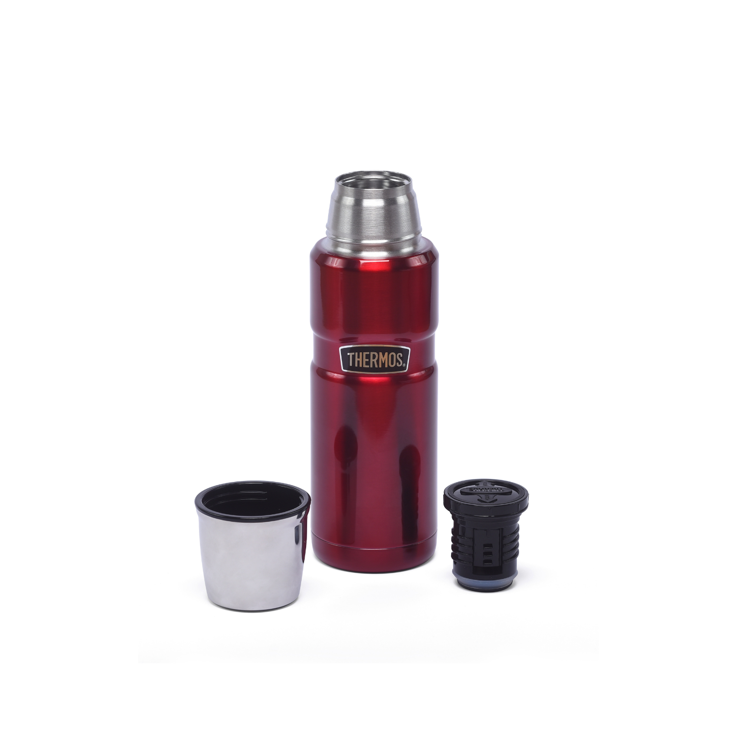 TERMO LIQUIDO ACERO INOX 470ML KING ROJO-3