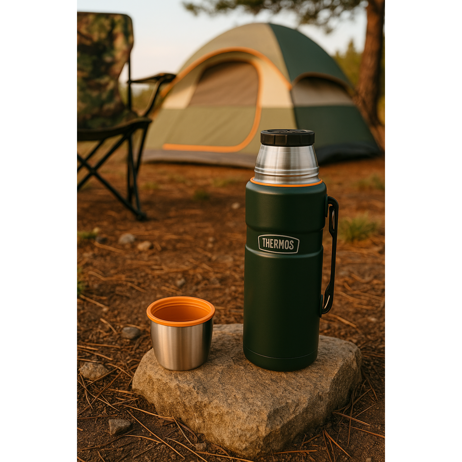TERMO LIQUIDO ACERO INOX KING 1,2L MATT GREEN-2