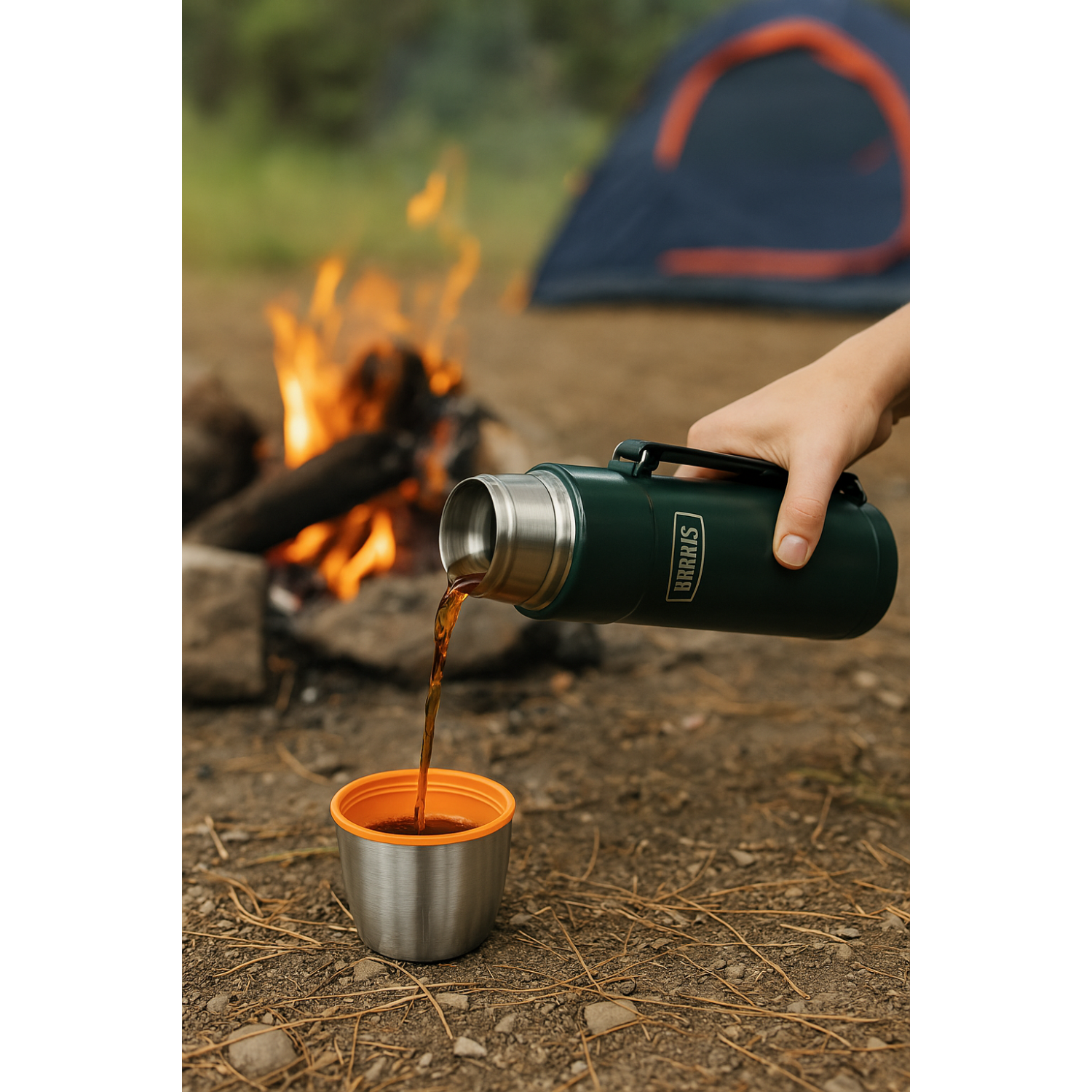 TERMO LIQUIDO ACERO INOX KING 1,2L MATT GREEN-3