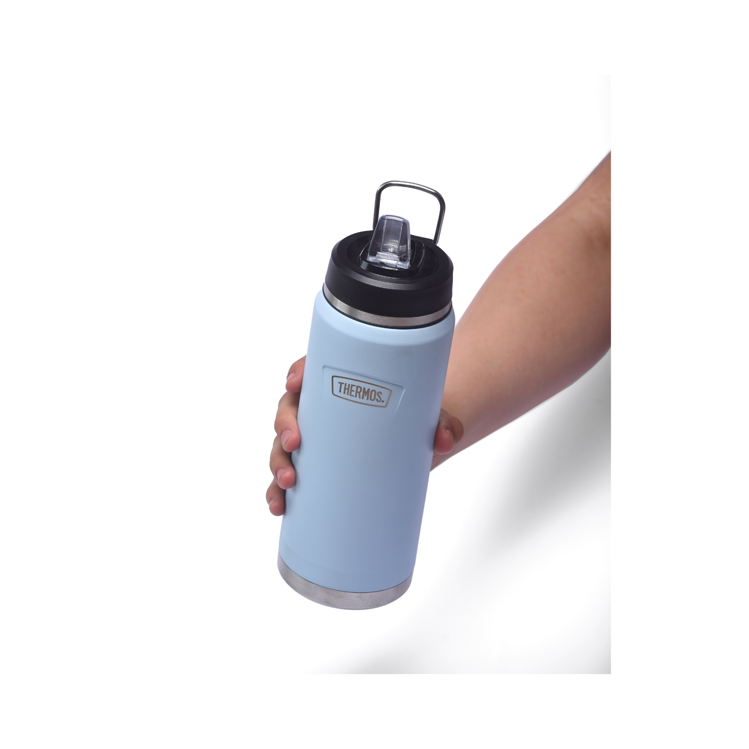 BOTELLA DE AGUA ACERO INOXIDABLE ICON 1.2LT THERMOS AZUL-2