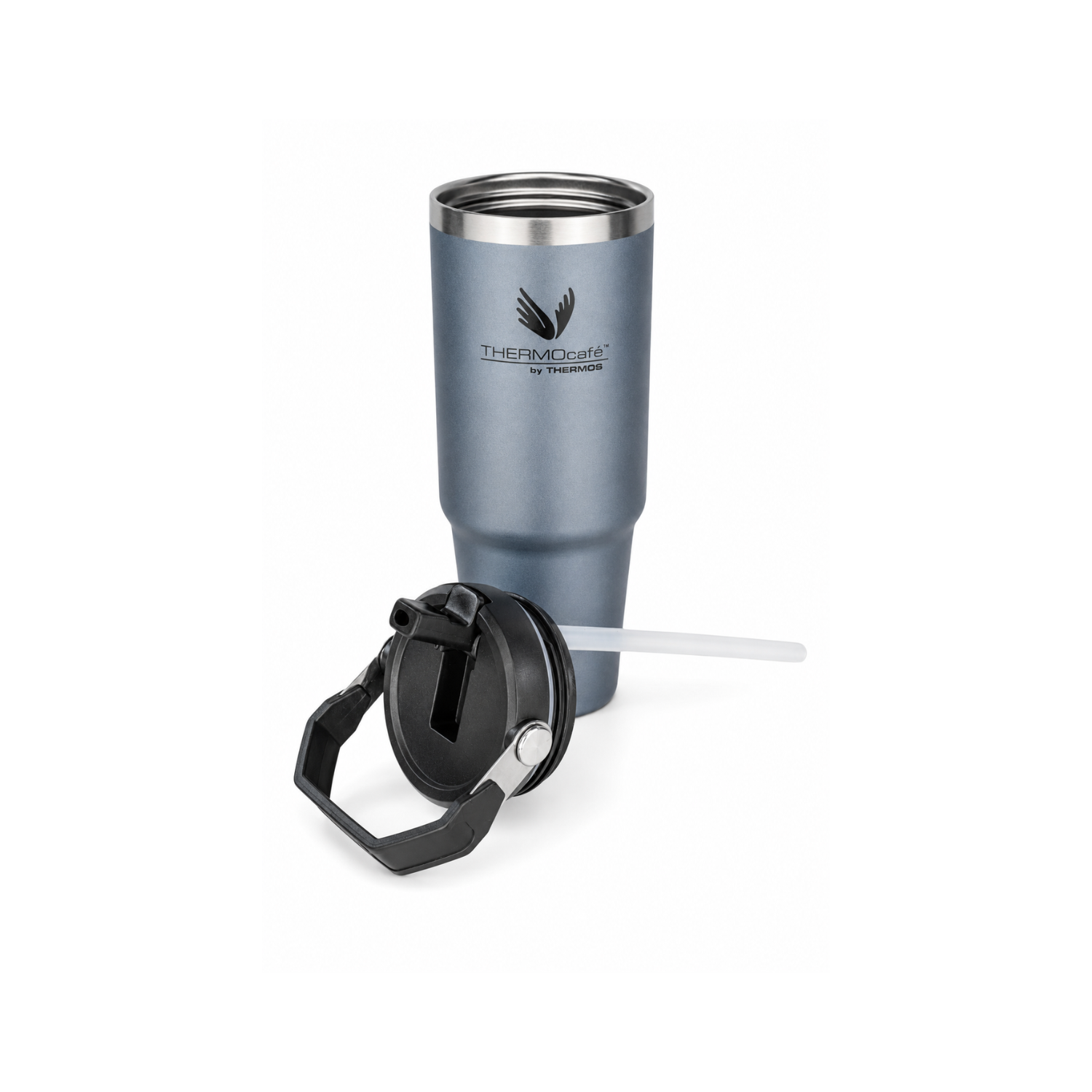 MUG TERMICO ACERO INOXIDABLE FLIP LID 880 ML ICE BLUE-6