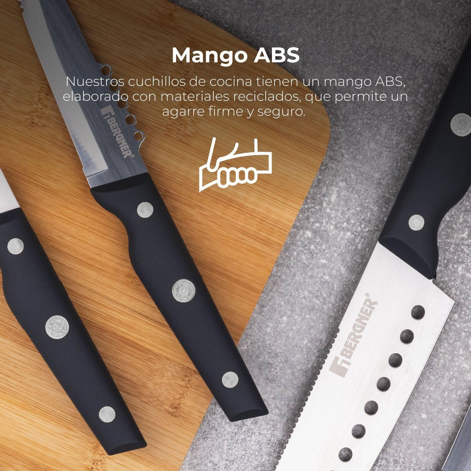 SET 3 CUCHILLOS ACERO INOXIDABLE REECO-3