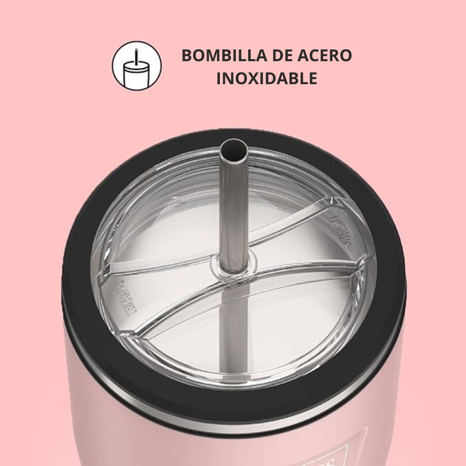 SET VASO SANDSTONE Y MUG PINK ICON ACERO INOX 710ML-4