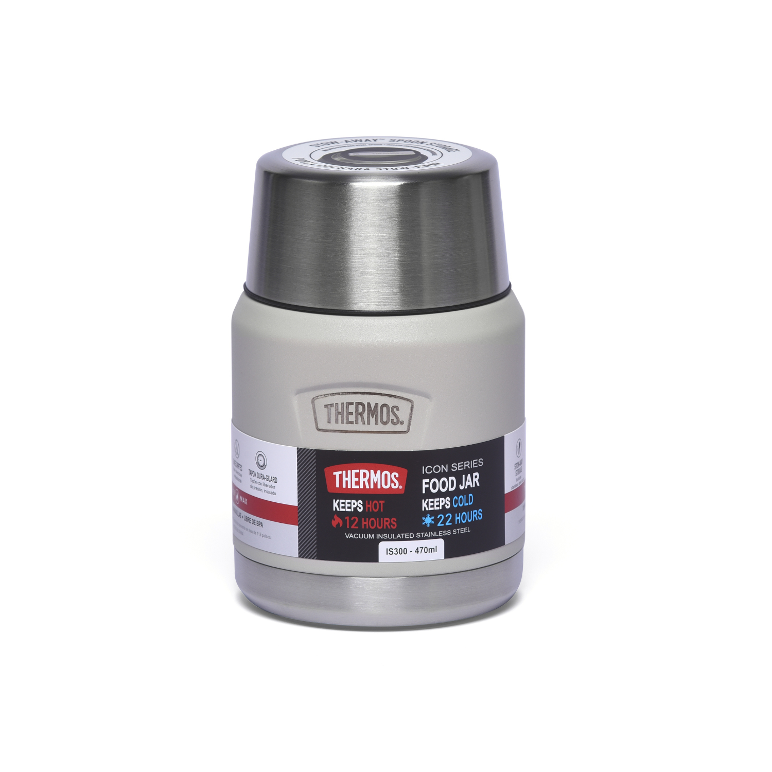 TERMO COMIDA 470ML ICON ACERO INOXIDABLE SANDSTONE-4