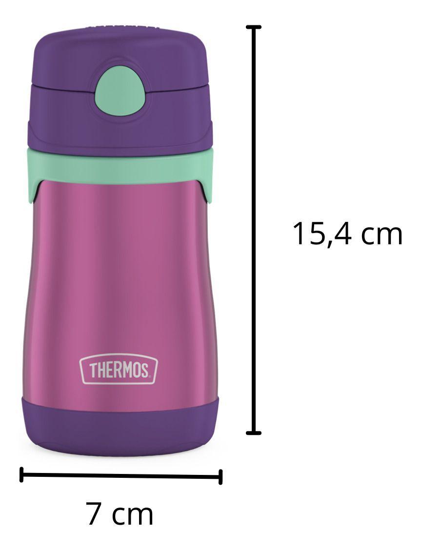 BOTELLA CON BOMBILLA THERMOS SIPPY KIDS 290ML MORADO-2