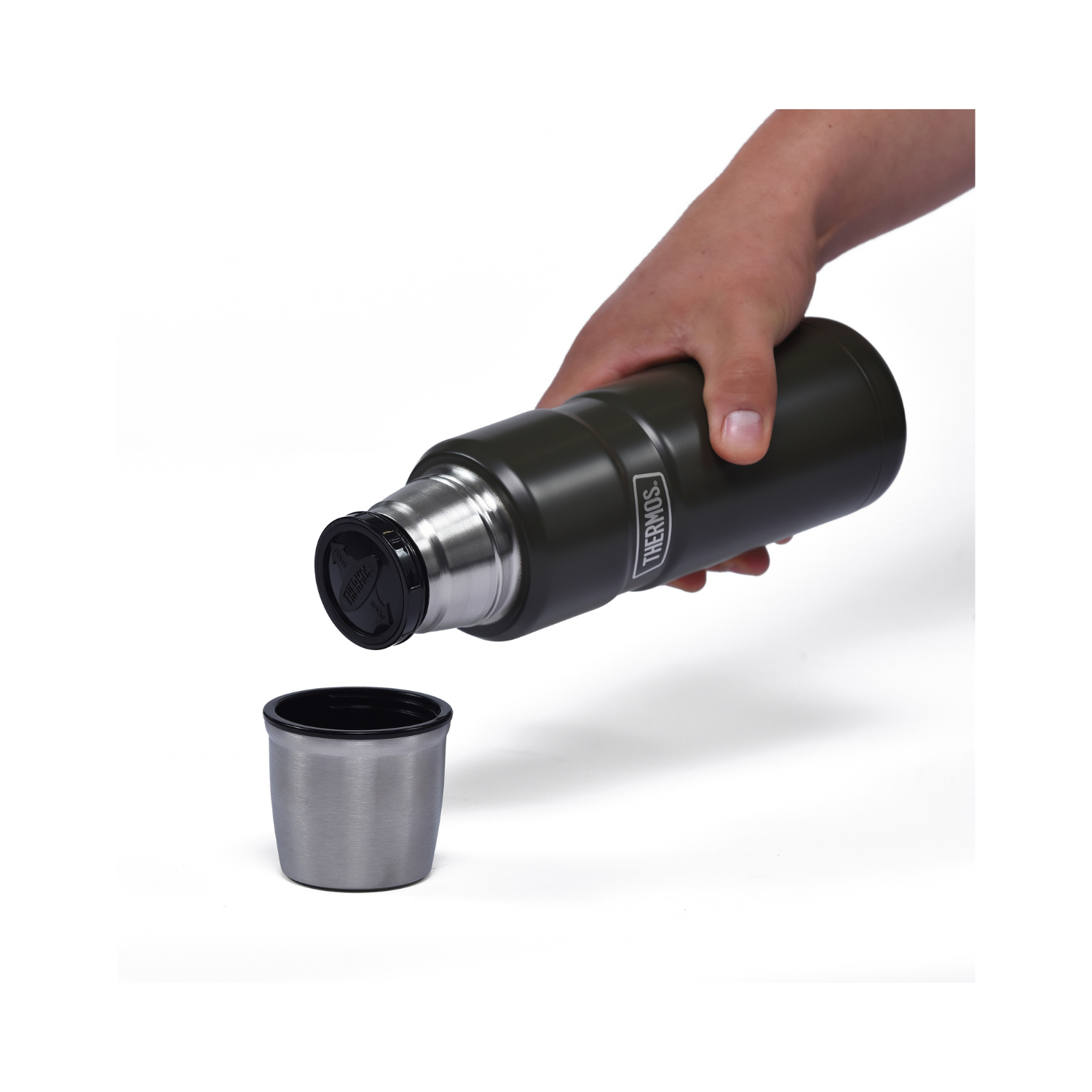 TERMO LIQUIDO  KING ACERO INOX 470 ML NEGRO - THERMOS-2