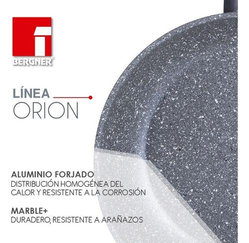OLLA ARROCERA 24 CM C/TAPA 4 LT ORION- BERGNER COLOR GRIS OSCURO-6