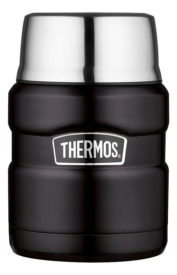 TERMO COMIDA 470ML KING ACERO INOXIDABLE NEGRO-3