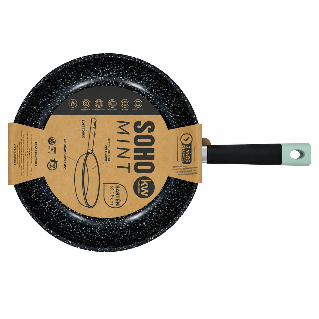 SARTEN ALUMINIO FORJADO SOHO 28CM MINT-3