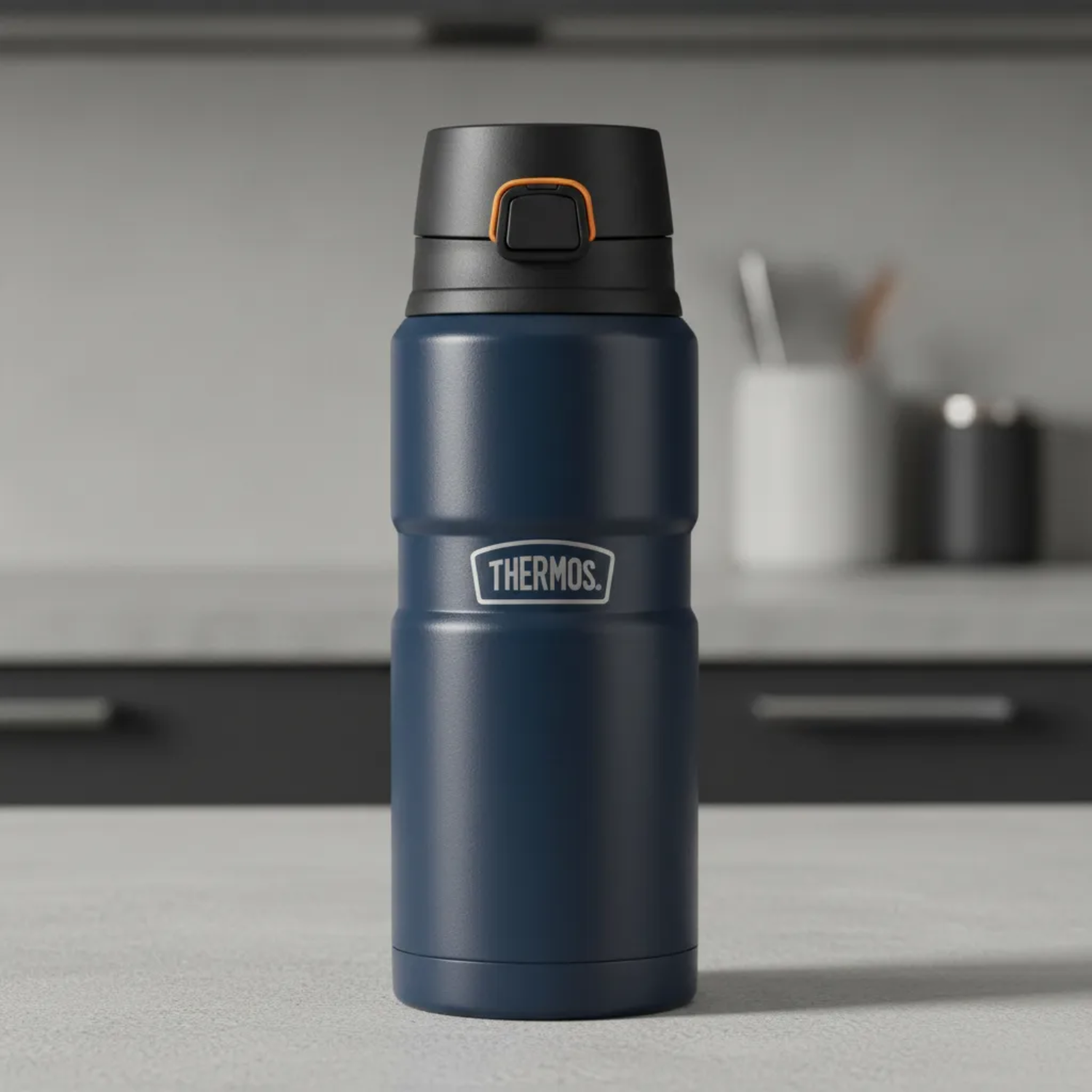 BOTELLA ACERO INOX KING 710ML MATT NAVY-2