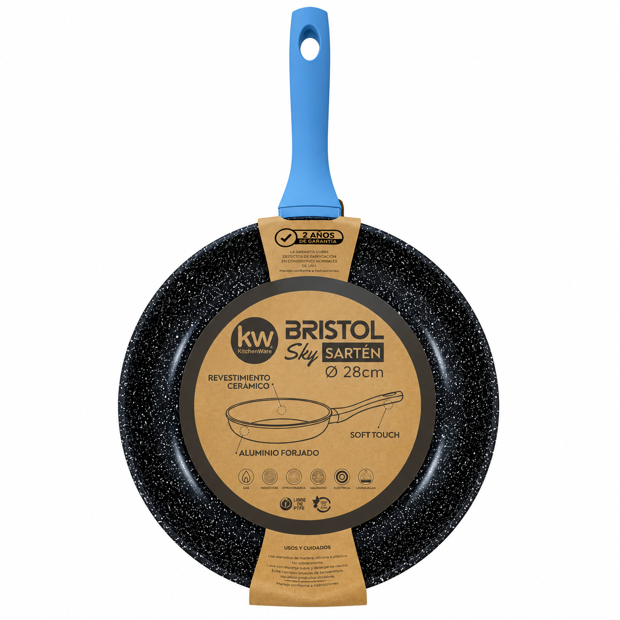 SARTEN ALUMINIO FORJADO 24CM BRISTOL SKY-1