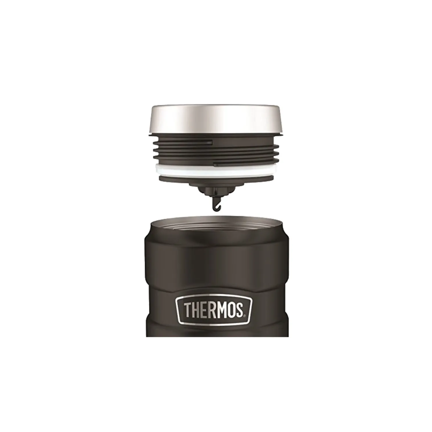 TERMO MUG ACERO INOXIDABLE 470ML KING NEGRO-5