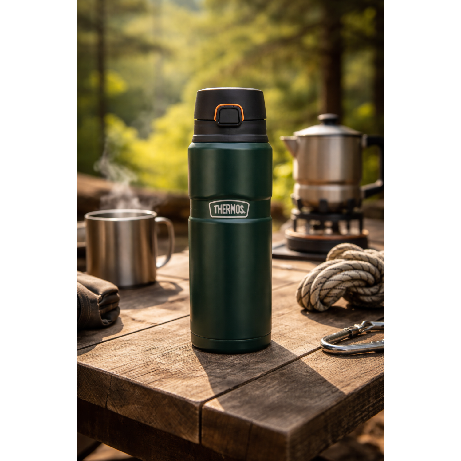 BOTELLA ACERO INOX KING 710ML MATT GREEN-3