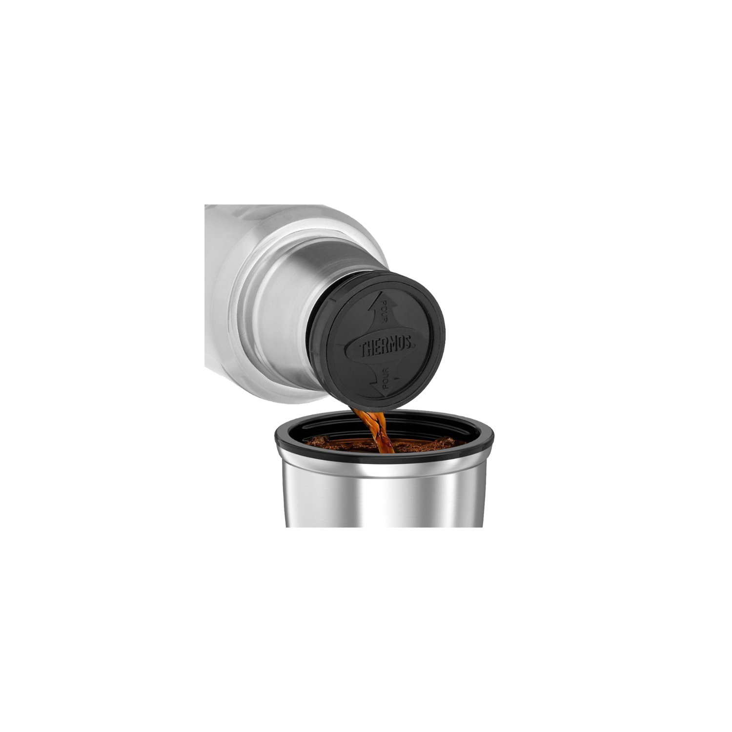 TERMO LIQUIDO  KING ACERO INOX 1,2 LITROS NEGRO - THERMOS-3
